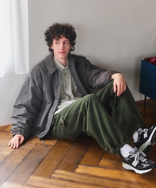 MAISON CLUB(メゾンクラブ)の「【MAISON CLUB】BalCollar Padding Blouson / バルカラー中綿ブルゾン KKP(ブルゾン・メンズ・グレー/ベージュ/ブラック・L/M)」の17枚目の写真