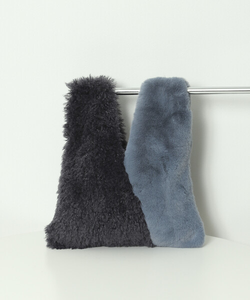 Firsthand（ファーストハンド）の「Firsthand/ファーストハンド フェイクファーコンビ トートバッグ（トートバッグ・レディース・オフホワイト/ブルー/その他9・ONE SIZE）」の7枚目の写真