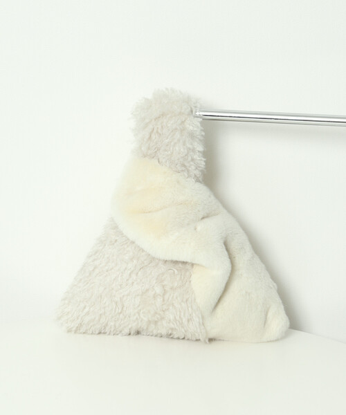 Firsthand（ファーストハンド）の「Firsthand/ファーストハンド フェイクファーコンビ トートバッグ（トートバッグ・レディース・オフホワイト/ブルー/その他9・ONE SIZE）」の8枚目の写真