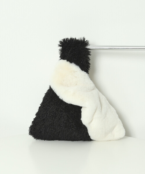 Firsthand（ファーストハンド）の「Firsthand/ファーストハンド フェイクファーコンビ トートバッグ（トートバッグ・レディース・オフホワイト/ブルー/その他9・ONE SIZE）」の10枚目の写真