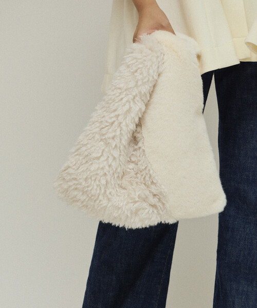 Firsthand（ファーストハンド）の「Firsthand/ファーストハンド フェイクファーコンビ トートバッグ（トートバッグ・レディース・オフホワイト/ブルー/その他9・ONE SIZE）」の16枚目の写真