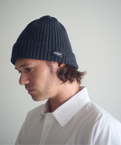 ADAMPATEK/cotton wool knit cap/綿ウールニットキャップ（ニット