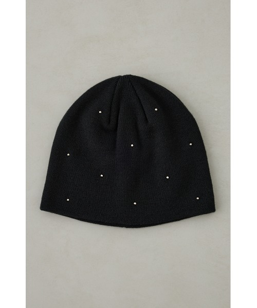 AZUL by moussy（アズールバイマウジー）の「デコラティブリブニットビーニー（ニットキャップ/ビーニー・レディース・アイボリー/ブラック/グレー・FREE）」の13枚目の写真