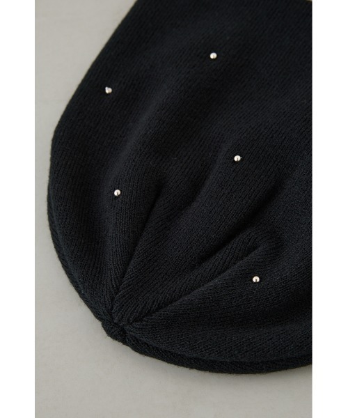 AZUL by moussy（アズールバイマウジー）の「デコラティブリブニットビーニー（ニットキャップ/ビーニー・レディース・アイボリー/ブラック/グレー・FREE）」の17枚目の写真