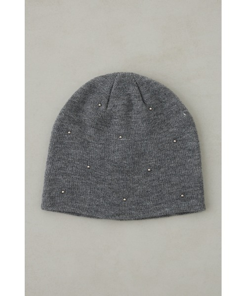 AZUL by moussy（アズールバイマウジー）の「デコラティブリブニットビーニー（ニットキャップ/ビーニー・レディース・アイボリー/ブラック/グレー・FREE）」の21枚目の写真