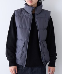 HAUS（ハウス）の「【HAUS】マイクロポリ中綿ダウンタイプベスト KMW-54701（ダウンベスト）」