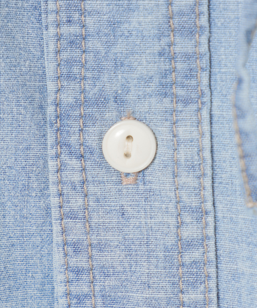 B.C STOCK（ベーセーストック）の「シャンブレー フードシャツ（シャツ/ブラウス・メンズ・ネイビー/ブラック・MEDIUM/LARGE）」の17枚目の写真