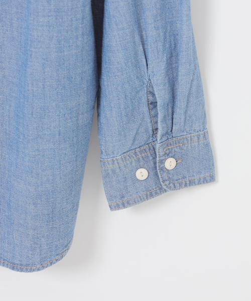 B.C STOCK（ベーセーストック）の「シャンブレー フードシャツ（シャツ/ブラウス・メンズ・ネイビー/ブラック・MEDIUM/LARGE）」の20枚目の写真