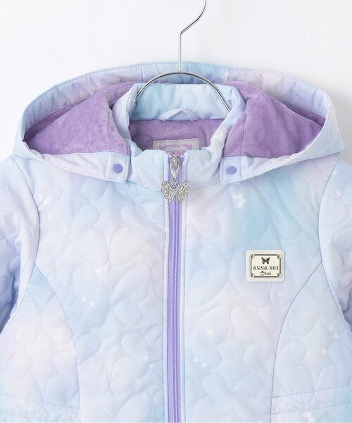 アナスイ バタフライ柄 コート XSサイズ キルティング コート 2枚