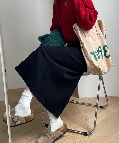 CADBURY（キャドバリー）の「ﾊﾞｯｸｽﾘｯﾄﾀｲﾄｽｶｰﾄ（スカート・レディース・グレー/ブラック・SMALL/MEDIUM/LARGE/X-LARGE）」の4枚目の写真