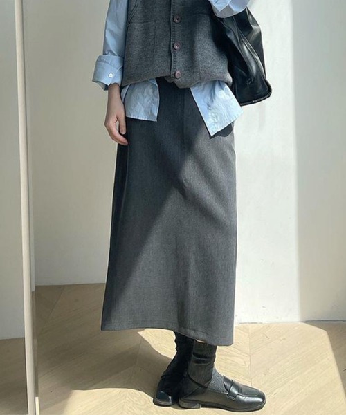 CADBURY（キャドバリー）の「ﾊﾞｯｸｽﾘｯﾄﾀｲﾄｽｶｰﾄ（スカート・レディース・グレー/ブラック・SMALL/MEDIUM/LARGE/X-LARGE）」の5枚目の写真