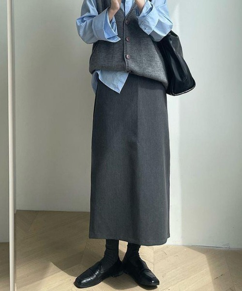 CADBURY（キャドバリー）の「ﾊﾞｯｸｽﾘｯﾄﾀｲﾄｽｶｰﾄ（スカート・レディース・グレー/ブラック・SMALL/MEDIUM/LARGE/X-LARGE）」の6枚目の写真