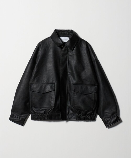 セール】レザーライク A-2ブルゾン ＜A DAY IN THE LIFE＞（ブルゾン