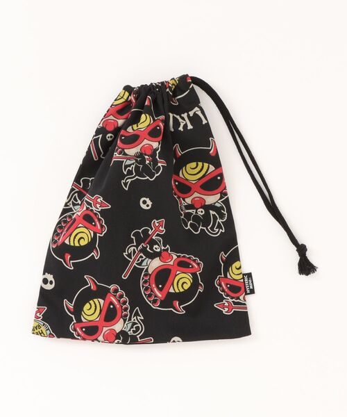 HYSTERIC MINI（ヒステリックミニ）の「DEVILKIN総柄 巾着（その他小物