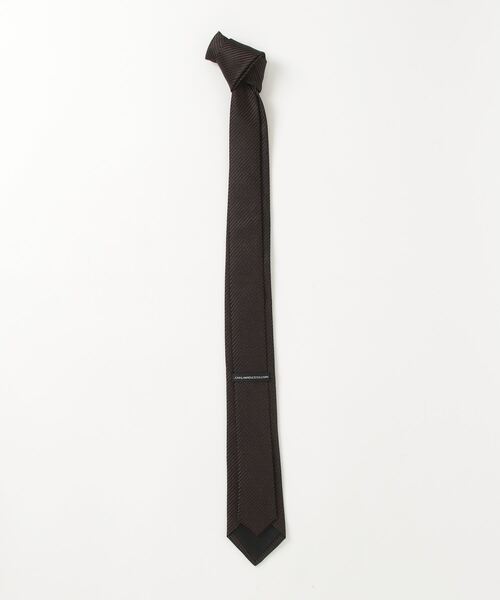 JOHN LAWRENCE SULLIVAN(ジョンローレンスサリバン)の「REGIMENTAL NECK TIE(ネクタイ・メンズ・グレー/ブラック/ブラウン・ONE SIZE)」の5枚目の写真