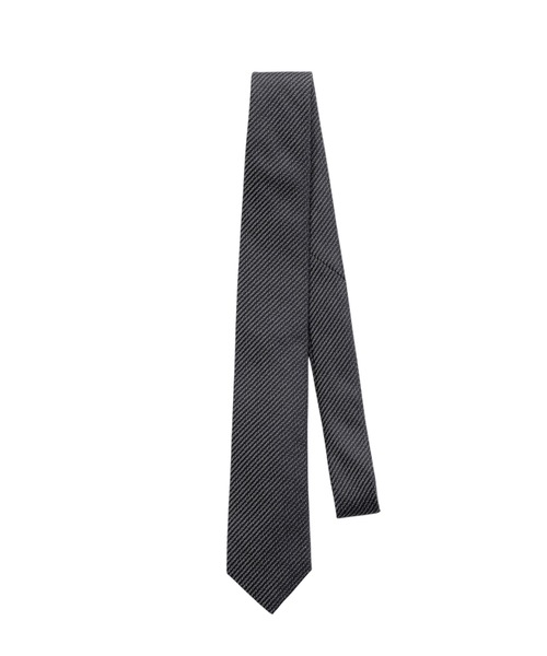 JOHN LAWRENCE SULLIVAN(ジョンローレンスサリバン)の「REGIMENTAL NECK TIE(ネクタイ・メンズ・グレー/ブラック/ブラウン・ONE SIZE)」の2枚目の写真