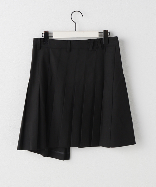 NACHE(ナチェ)の「【Geek Office / ギークオフィス】NACHE / ナチェ MAGNETIC PLEATED MIDI SKIRT(スカート・レディース・ブラック/チャコールグレー・X-SMALL)」の4枚目の写真