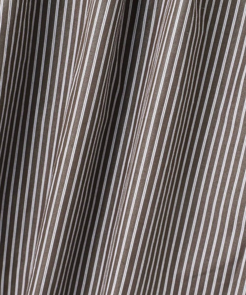 VICKY（ビッキー）の「バックヨークラインバンドカラーブラウス≪手洗い可能≫（シャツ/ブラウス・レディース・ホワイト系その他/ライトグレー/オフホワイト/ブラウン系その他・M）」の10枚目の写真