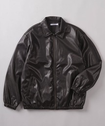 SlashDate（スラッシュデイト）の「【83】フェイクレザー ジップ ブルゾン（ブルゾン）」