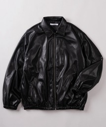 SlashDate（スラッシュデイト）の「【83】フェイクレザー ジップ ブルゾン（ブルゾン）」