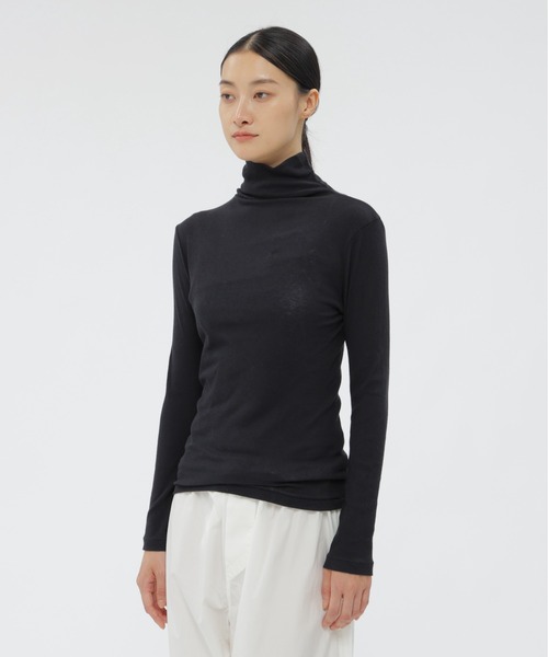 MARGARET HOWELL（マーガレットハウエル）の「COTTON SILK RIB TOP（T
