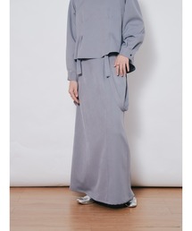 TEVALT | サスペンダー付ソフトAラインスカート(スカート)