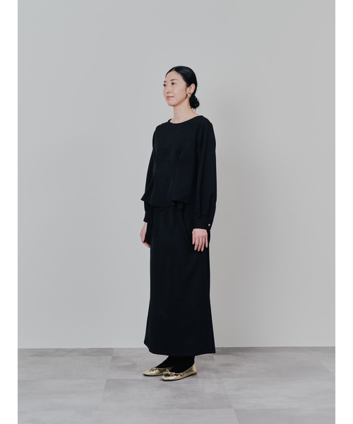 TEVALT（ヴァレット）の「サスペンダー付ソフトAラインスカート（スカート・レディース・ライトベージュ/ブラック/グレー・38）」の12枚目の写真