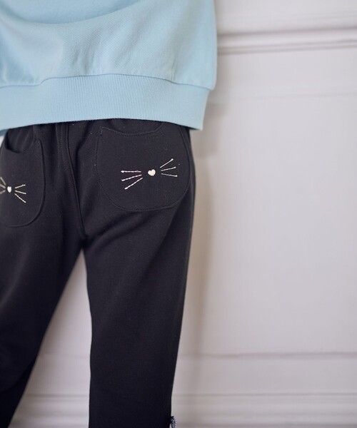 ANY（エニィ）の「7days 裏シャギーガーリーパンツ（その他パンツ・キッズ・ライトグリーン系/ネイビー系7/ライラック系/ブラック系・100/120/90/110/130）」の12枚目の写真