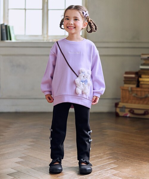 ANY（エニィ）の「7days 裏シャギーガーリーパンツ（その他パンツ・キッズ・ライトグリーン系/ネイビー系7/ライラック系/ブラック系・100/120/90/110/130）」の13枚目の写真