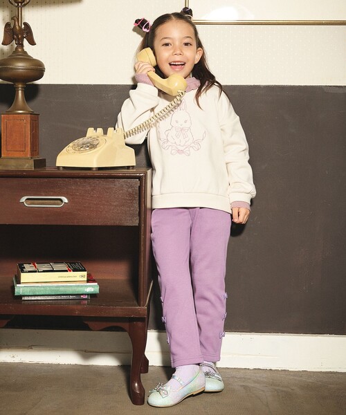 ANY（エニィ）の「7days 裏シャギーガーリーパンツ（その他パンツ・キッズ・ライトグリーン系/ネイビー系7/ライラック系/ブラック系・100/120/90/110/130）」の17枚目の写真