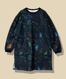 go slow caravan | 寝るまで気持ちいい総柄スムースワンピース(ワンピース)