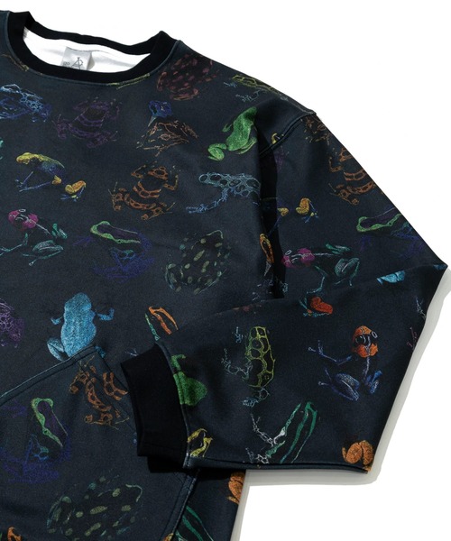 go slow caravan（ゴースローキャラバン）の「寝るまで気持ちいい総柄スムースワンピース（ワンピース・レディース・ブルー系その他/ダークパープル・FREE）」の5枚目の写真