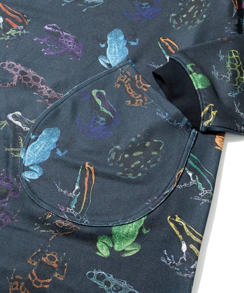 go slow caravan（ゴースローキャラバン）の「寝るまで気持ちいい総柄スムースワンピース（ワンピース・レディース・ブルー系その他/ダークパープル・FREE）」の6枚目の写真