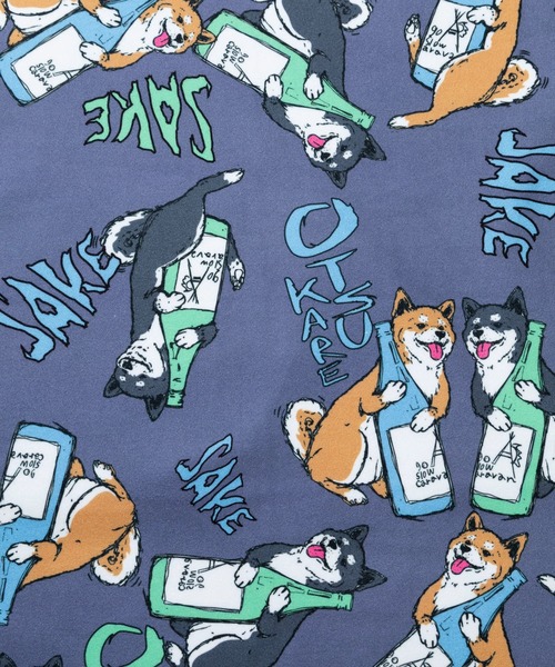 go slow caravan（ゴースローキャラバン）の「寝るまで気持ちいい総柄スムースワンピース（ワンピース・レディース・ブルー系その他/ダークパープル・FREE）」の17枚目の写真