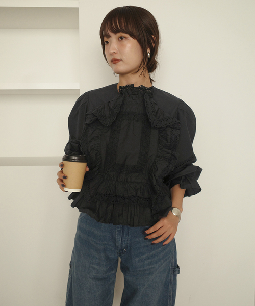 トップス crinkle crinkle crinkle pillow case bl crinkle crinkle crinkle pillow case blouse CC-4027