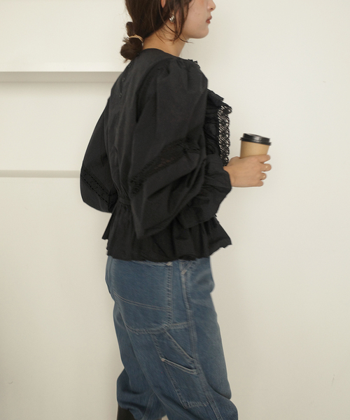 crinkle crinkle crinkle pillow case blouse CC-4027（シャツ