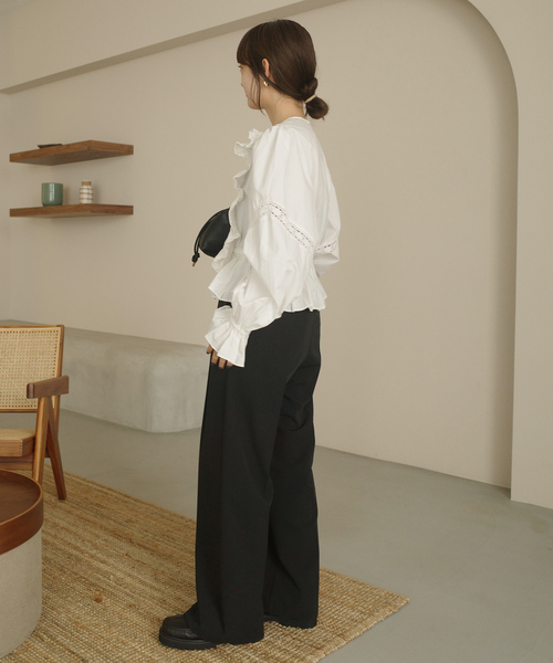 crinkle crinkle crinkle pillow case blouse CC-4027（シャツ