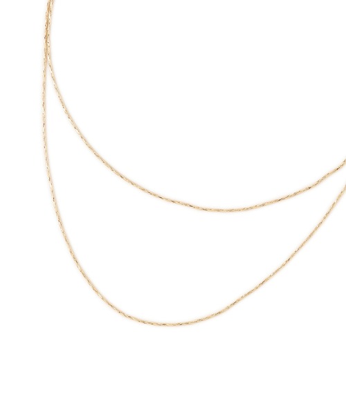 VIS（ビス）の「レイヤードナローチェーンネックレス（ネックレス・レディース・シルバー/ゴールド・FREE）」の9枚目の写真
