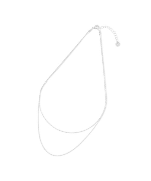 VIS（ビス）の「レイヤードナローチェーンネックレス（ネックレス・レディース・シルバー/ゴールド・FREE）」の11枚目の写真