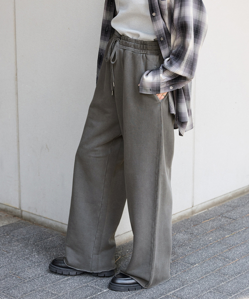 セール】ピグメントギャザーパンツ（スウェットパンツ）｜JOURNAL