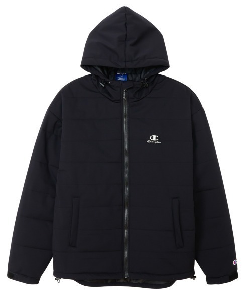 Champion(チャンピオン)の「チャンピオン Champion ZIP HOODED JACKET(ダウンジャケット/コート・メンズ・ブラック/キャメル・M/L/LL)」の2枚目の写真
