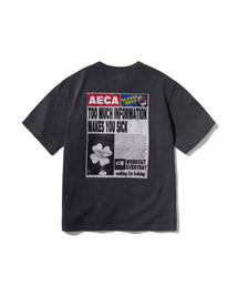 AECA（エイカ）の「AECA SOCIAL BALANCE HALF SLEEVE-WASHED CHARCOAL（Tシャツ/カットソー）」
