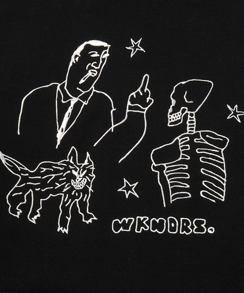 WKNDRS(ウィーキャンドース)の「TATTOO HOODIE (BLACK)(パーカー・レディース・その他・MEDIUM/LARGE/X-LARGE)」の6枚目の写真