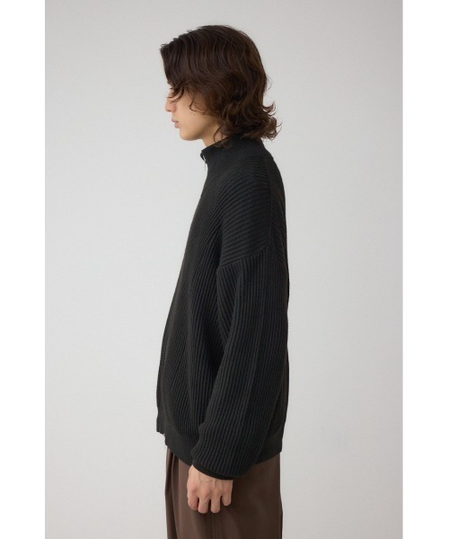 AZUL by moussy（アズールバイマウジー）の「ドライバーズニット（ニット/セーター・メンズ・グレー/ブラック/ダークベージュ・MEDIUM/LARGE）」の18枚目の写真