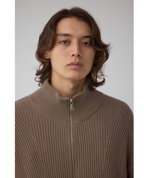 AZUL by moussy（アズールバイマウジー）の「ドライバーズニット（ニット/セーター・メンズ・グレー/ブラック/ダークベージュ・MEDIUM/LARGE）」の5枚目の写真