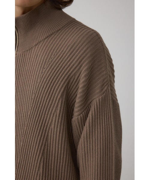 AZUL by moussy（アズールバイマウジー）の「ドライバーズニット（ニット/セーター・メンズ・グレー/ブラック/ダークベージュ・MEDIUM/LARGE）」の11枚目の写真