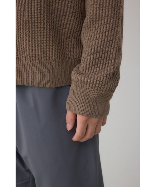 AZUL by moussy（アズールバイマウジー）の「ドライバーズニット（ニット/セーター・メンズ・グレー/ブラック/ダークベージュ・MEDIUM/LARGE）」の12枚目の写真