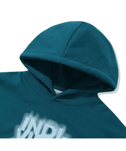F.ILLUMINATE（フィルミネイト）の「ブラーエフェクトロゴフードパーカー-ブルー（パーカー・レディース・その他・SMALL/MEDIUM/LARGE）」の7枚目の写真