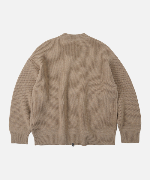 FRIZMWORKS（フリズムワークス）の「WOOL DECK ZIP UP CARDIGAN _ OATMEAL（カーディガン/ボレロ・メンズ・その他・SMALL/MEDIUM/LARGE/X-LARGE）」の6枚目の写真