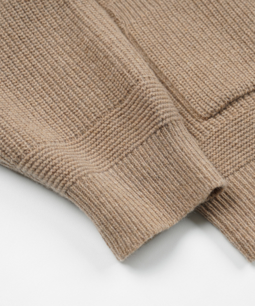 FRIZMWORKS（フリズムワークス）の「WOOL DECK ZIP UP CARDIGAN _ OATMEAL（カーディガン/ボレロ・メンズ・その他・SMALL/MEDIUM/LARGE/X-LARGE）」の2枚目の写真